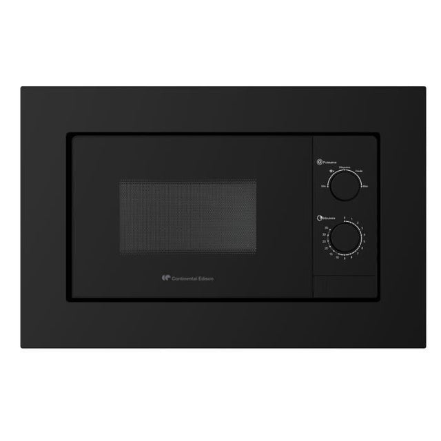 Micro-ondes encastrable - CONTINENTAL EDISON - CEMO20EBM2 - 1280 W - L59,5xH38,5xP35,3 cm - 20L - Noir