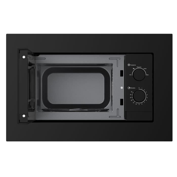 Micro-ondes encastrable - CONTINENTAL EDISON - CEMO20EBM2 - 1280 W - L59,5xH38,5xP35,3 cm - 20L - Noir