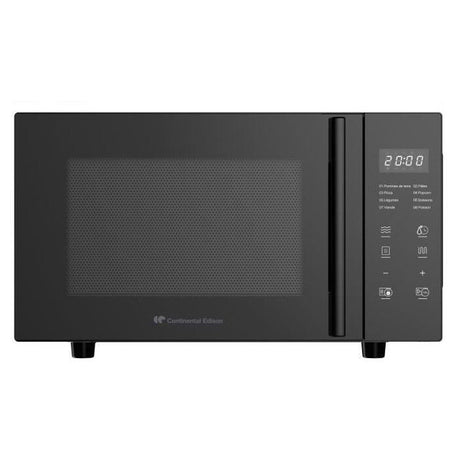 Micro-ondes sans plateau tournant - Flatbed - Grill - CONTINENTAL EDISON - CEMO23FB - 1280 W - L49,2xH29,7 xP34,8 cm - 23L - Noir