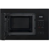 Micro-ondes encastrable sans plateau tournant -Flatbed CONTINENTAL EDISON -CEMO26GEFB - Noir - 1450 W - 26 L - 59,5 x 36,9 x 38,2 cm