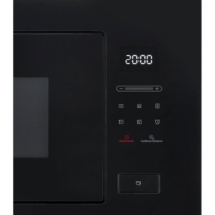 Micro-ondes encastrable sans plateau tournant -Flatbed CONTINENTAL EDISON -CEMO26GEFB - Noir - 1450 W - 26 L - 59,5 x 36,9 x 38,2 cm