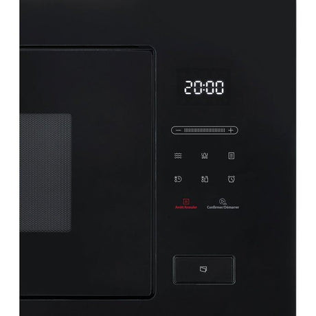 Micro-ondes encastrable sans plateau tournant -Flatbed CONTINENTAL EDISON -CEMO26GEFB - Noir - 1450 W - 26 L - 59,5 x 36,9 x 38,2 cm