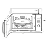 Micro-ondes - CONTINENTAL EDISON - CEMO29BC - 29 l - Combiné - Noir