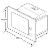 Micro ondes combinÈ encastrable CONTINENTAL EDISON CEMOC34IXE L59,5 x H46 x P46,8 cm Inox 34L