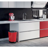 Poubelle a Pédale - Chic Bin Style - 42,5 L - Rouge - KIS