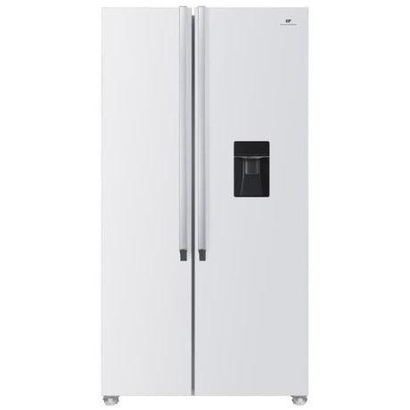 Réfrigérateur américain - Continental Edison - CERA532NFWD - 2 portes - 529 L -  L90 x 177 cm - Classe D - Blanc
