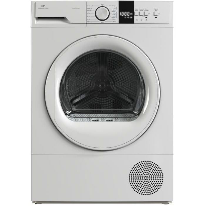 Seche-linge pompe a chaleur CONTINENTAL EDISON CESL10PCW2 - 10 kg - 60 cm - Classe E - Blanc