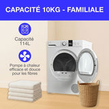 Seche-linge pompe a chaleur CONTINENTAL EDISON CESL10PCW2 - 10 kg - 60 cm - Classe E - Blanc