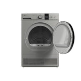 Seche-linge a condensation CONTINENTAL EDISON CESLCE8SB- 8 kg - L59,5 cm - silver - Classe B