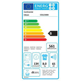 Seche-linge a condensation CONTINENTAL EDISON CESLCE8SB- 8 kg - L59,5 cm - silver - Classe B