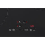 Plaque induction 3 foyers CONTINENTAL EDISON 6200W - 59 x 52 cm - 3 timers - 3 boosters - noir