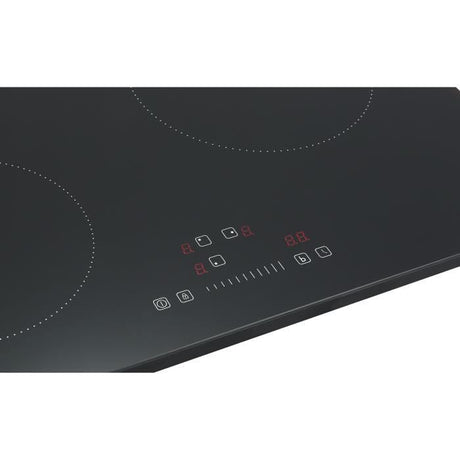 Plaque induction 3 foyers CONTINENTAL EDISON 6200W - 59 x 52 cm - 3 timers - 3 boosters - noir
