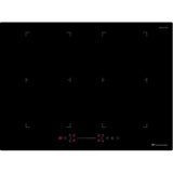 Plaque a induction - CONTINENTAL EDISON - 4 foyers - 7200 W - 70 cm - CETI724Z2FLEX - Noir