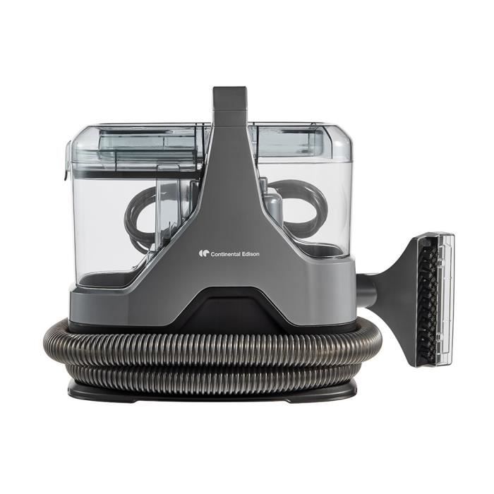 Nettoyeur Détacheur - CONTINENTAL EDISON - Canapés - Tapis - Tissu d'ameublement - 600 W - Réservoir 1,3 L - Tuyau 1,6 M