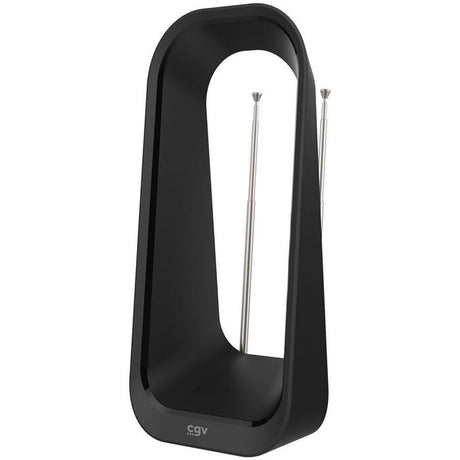 Antenne TV intérieure amplifée - CGV - AN-Rise - Réception VHF/UHF - Alimentation secteur - Compatible TNT