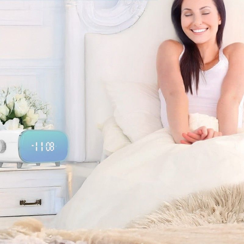 Réveil a simulateur d'aube - CGV - Radio-réveil ALBA - Simulateur d'aube - Simulateur crépuscule programmable - 60 stations