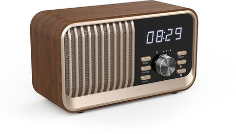 Radio FM portable - CVG - BeBop FM - Bluetooth - Batterie intégrée - Bois
