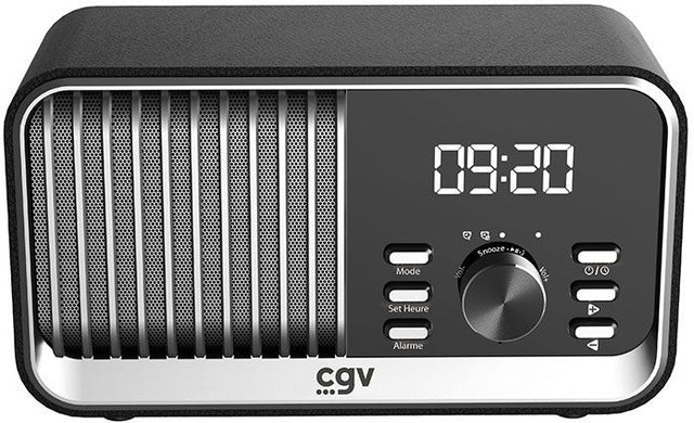 Radio FM portable - CVG - BeBop FM - Bluetooth - Batterie intégrée - Noir