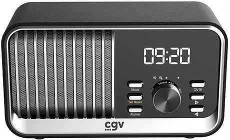 Radio FM portable - CVG - BeBop FM - Bluetooth - Batterie intégrée - Noir