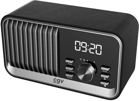 Radio FM portable - CVG - BeBop FM - Bluetooth - Batterie intégrée - Noir