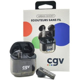 …couteurs sans fil Bluetooth - CGV - URBAN GHOST (Noir) - Autonomie 30h - ContrÙle tactile - TWS