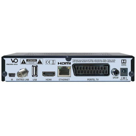 Récepteur satellite HD - CGV -  PREMIO SAT HD W7 V2 - TNT SAT - Compatible camping car - Sortie audio numérique coaxiale