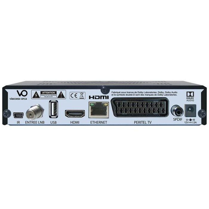 Récepteur satellite HD - CGV -  PREMIO SAT HD W7 V2 - TNT SAT - Compatible camping car - Sortie audio numérique coaxiale