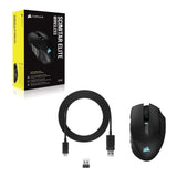Souris Gaming - Sans fil - CORSAIR - SCIMITAR ELITE RGB Wireless - 16 boutons programmables - Autonomie 150h - Noir (CH-9314311-EU)