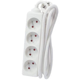 CHACON Bloc multiprise rallonge 4 prises 16A 5m blanc