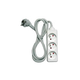 CHACON Bloc multiprise 3 prises 16A 1,5m blanc