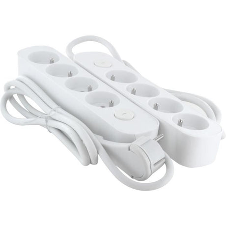 Lot de 2 multiprises - CHACON - 4 x 16 A - Cordon 1,5 m