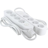 Lot de 2 multiprises - CHACON - 4 x 16 A - Cordon 1,5 m