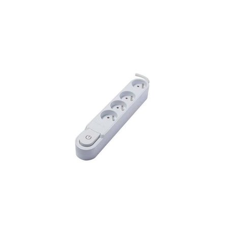 Bloc multiprise - CHACON - 4 prises 16A - Interrupteur - Blanc