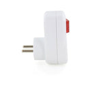 Lot de 2 prises murales - CHACON - 1X16A - Avec interrupteur - 3500 W max - Intérieur