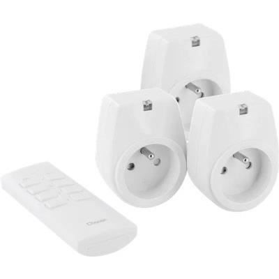 CHACON Set de 3 prises On/Off+ Télécommande 3680 W - FR