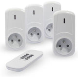 CHACON Kit de 4 prises tÈlÈcommandÈes on/off + tÈlÈcommande