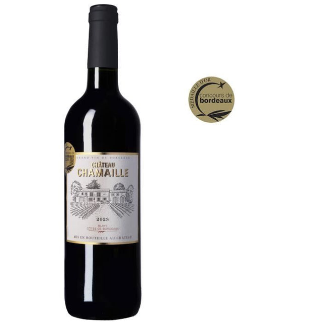 Château Chamaille 2023 Blaye Côtes de Bordeaux - Vin rouge de Bordeaux