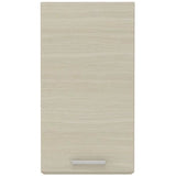 CHAMONIX Meuble haut - 1 Porte battante - MÈlaminÈ - DÈcor chene - L 40 x P 31 x H 76 cm