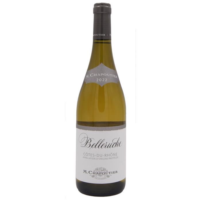 Maison Chapoutier Cuvée Belleruche Côtes-du-Rhône - Vin blanc de la Vallée du Rhône 2023