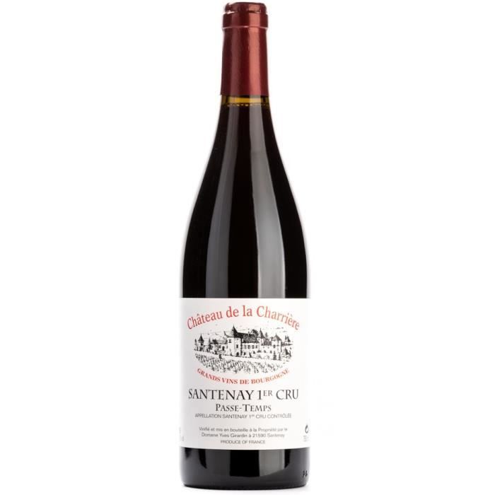 Château de la Charriere Girardin 2023 Santenay 1er cru Passe-temps - Vin rouge de Bourgogne