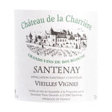 Château de la Charriere Vieilles Vignes 2023 Santenay - Vin blanc de Bourgogne