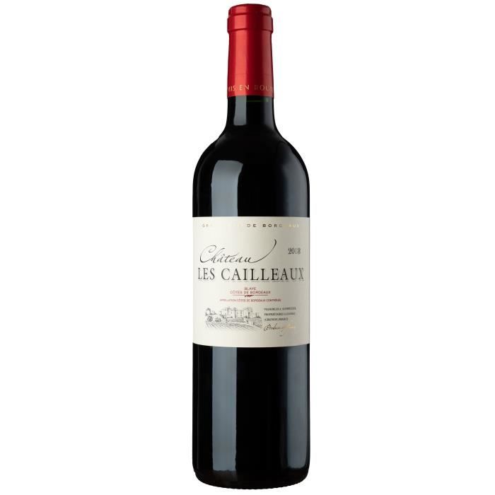Château Les Cailleaux 2018 Blaye Côtes de Bordeaux - Vin rouge de Bordeaux
