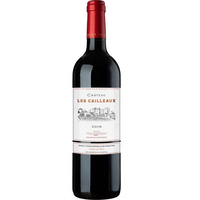 Château Les Cailleaux 2018 Blaye Côtes de Bordeaux - Vin rouge de Bordeaux