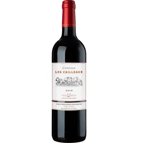 Château Les Cailleaux 2018 Blaye Côtes de Bordeaux - Vin rouge de Bordeaux