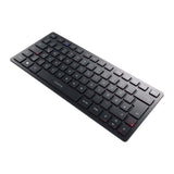 Clavier compact 2,4 GHz, Bluetooth 5.0 et filaire - CHERRY KW 9200 MINI - Rechargeable - Noir