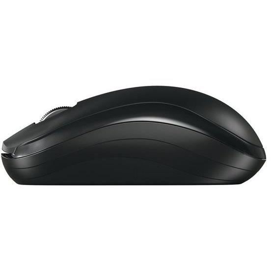 Souris compacte sans fil 2,4 GHz - CHERRY MW 2200 - Portable avec nano-récepteur USB - Noir