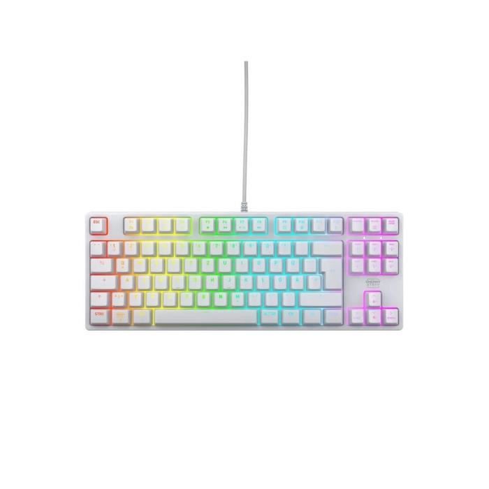 Clavier de gaming mécanique - CHERRY XTRFY K4V2 RGB TKL - Format TKL - Éclairage RGB - Blanc
