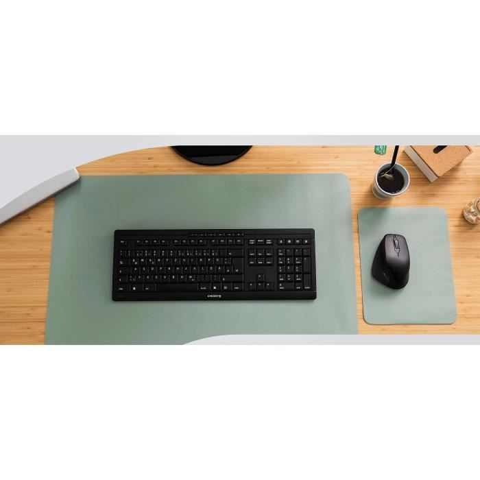 Ensemble clavier et souris sans fil 2,4 GHz - CHERRY STREAM DESKTOP COMFORT - Noir