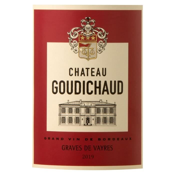 Château Goudichaud 2019 Graves de Vayres - Vin rouge de Bordeaux