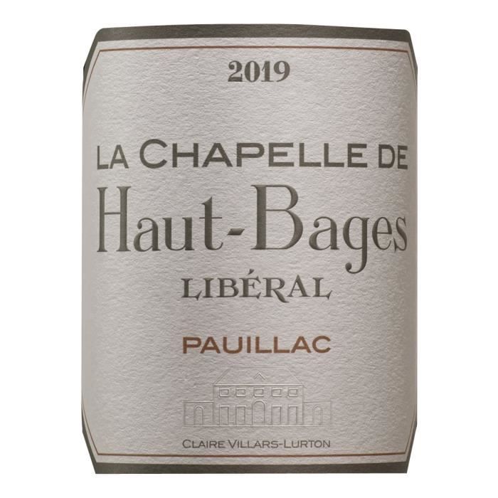 La Chapelle de Haut-Bages Libéral 2019 Pauillac - Vin rouge de Bordeaux - Bio